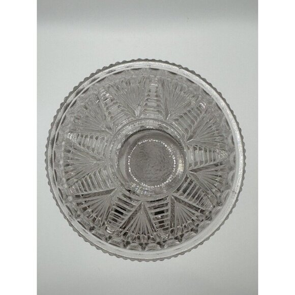 Antique EAPG 1897 McKee Adonis/Washboard/Pleat & Tuck Covered Sugar Bowl - Picture 3 of 16